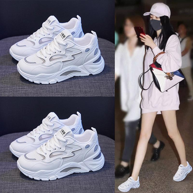 12956104.春季韩版老爹鞋女百搭厚底运动鞋女街拍休闲