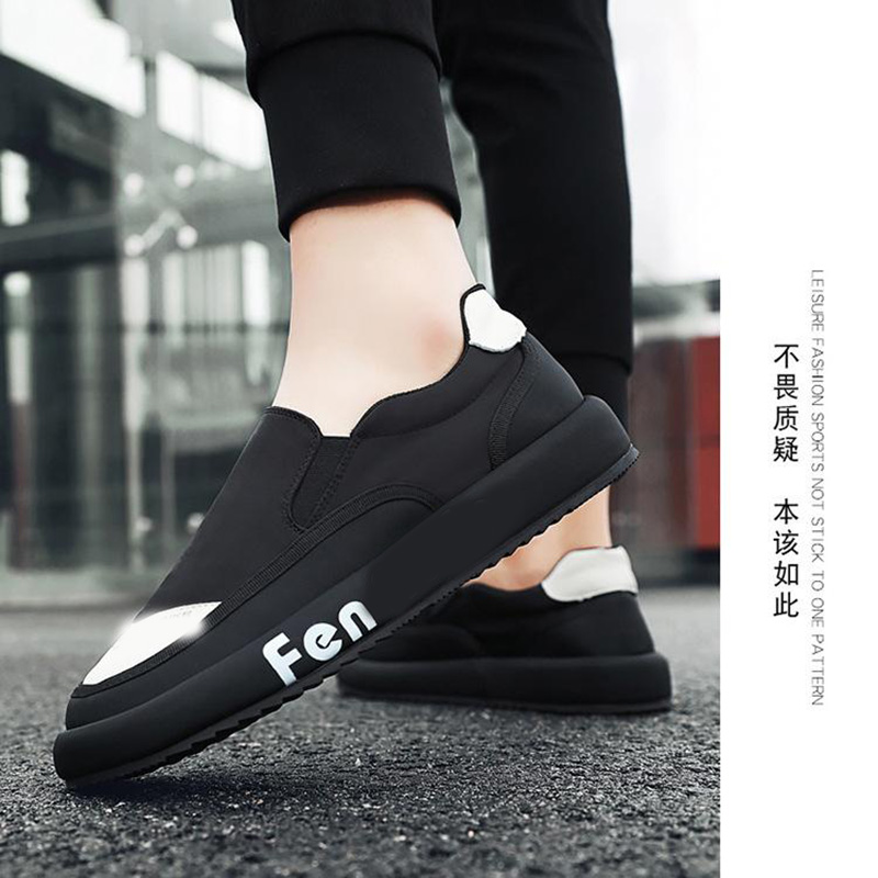 12954895.帆布鞋男春夏透气薄款一脚蹬懒人老北京布鞋低帮休闲板鞋