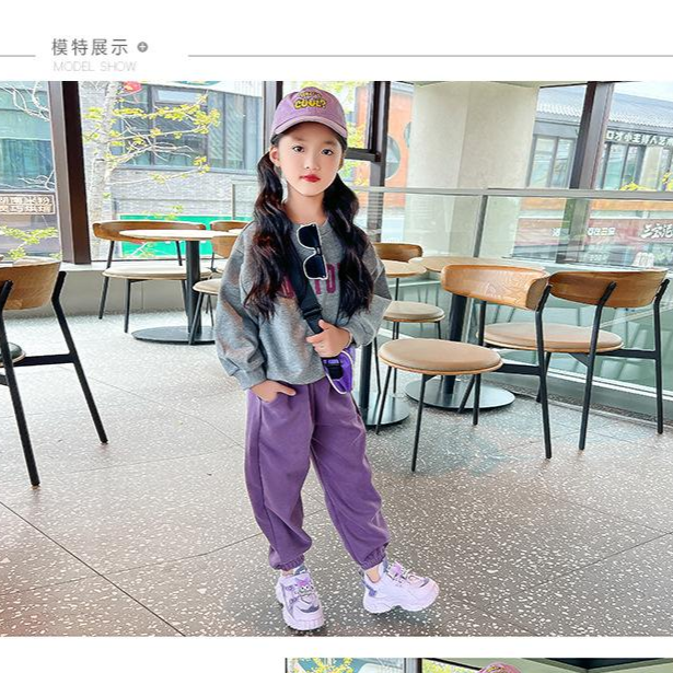 13317254.老爹鞋皮面防水老爹鞋中大童儿童运动鞋女孩