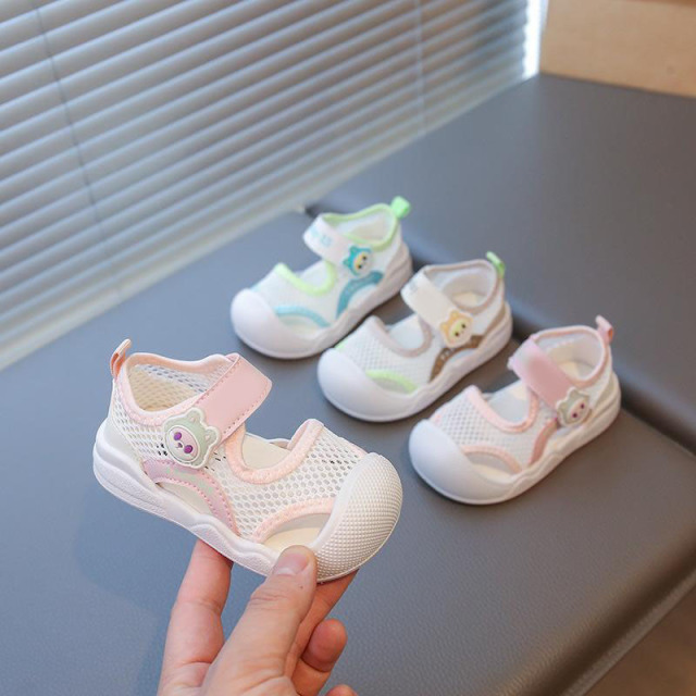 13319258.卡通婴幼儿学步凉鞋女宝宝夏季婴儿鞋子软底岁机能凉鞋
