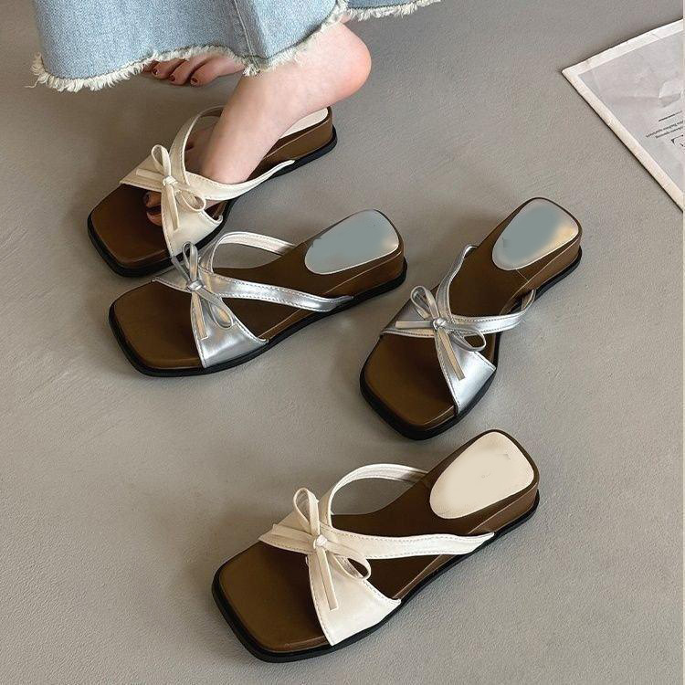 13639322.厚底坡跟气质凉拖鞋女夏季外穿一字拖配裙子沙滩凉鞋