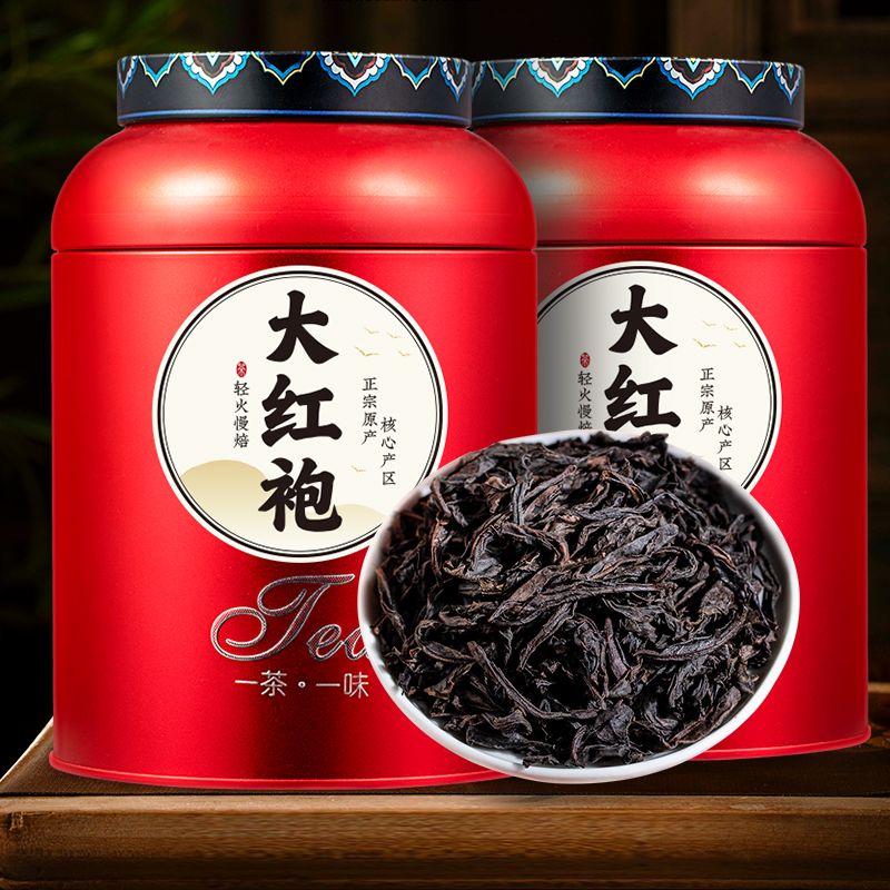 12967388.小茶日记      武夷正宗岩茶大红袍肉桂500g新茶叶乌龙茶自己喝送礼送长辈配礼袋口粮茶