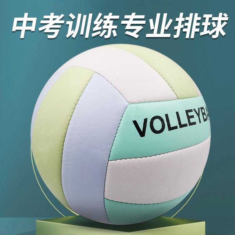 13027676.排球4号5号小儿童中考专用软式训练PU贴皮机缝软沙滩排球