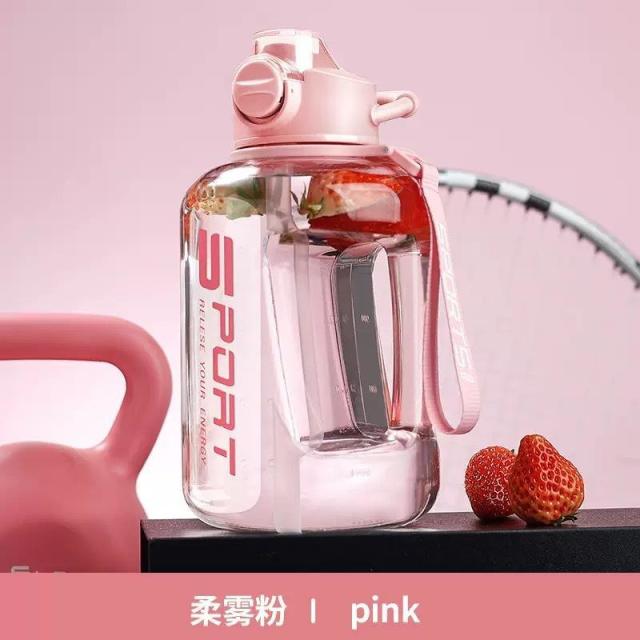 13027131.大容量水杯吨吨桶户外运动健身水壶男女便携塑料大肚超大容量