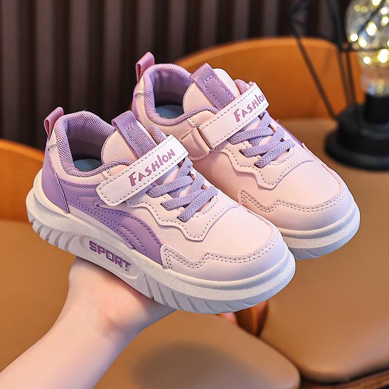 13297437.男童板鞋儿童鞋子春季皮面女童软底运动鞋防滑休闲鞋百搭