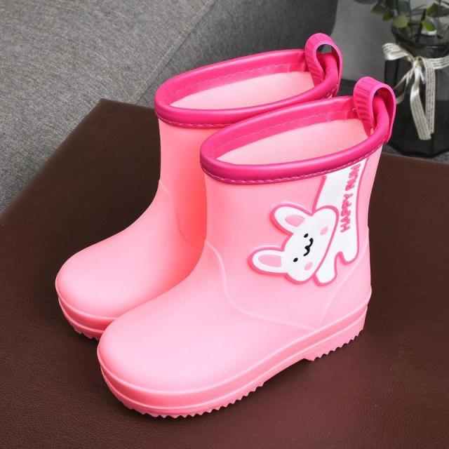 13664295.儿童雨鞋可爱卡通男女童幼儿园宝宝防水鞋套鞋中大童防滑雨靴胶鞋