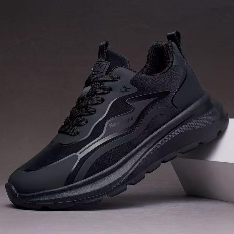 13664023.男鞋透气舒适休闲运动鞋百搭轻便皮鞋防滑耐磨软底软面鞋