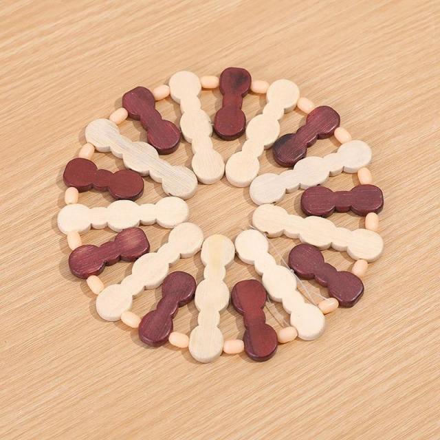 13111874.菜垫子隔热垫桌垫砂锅垫碗防烫锅垫盘子竹垫家用餐垫防热耐热碗垫