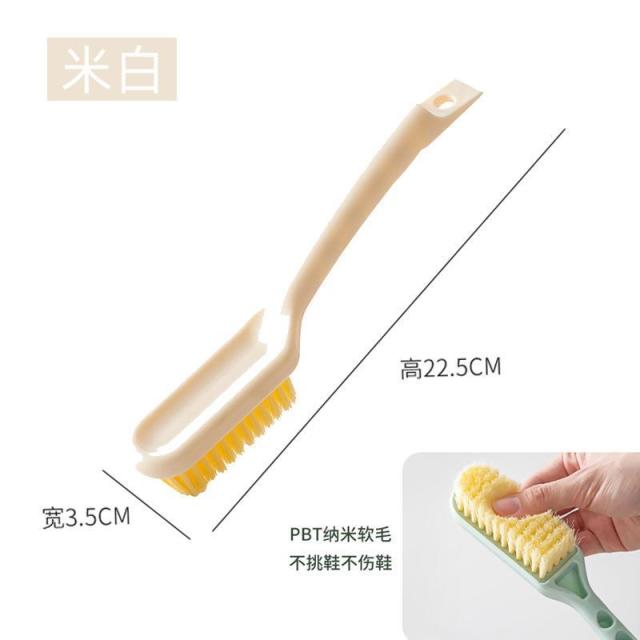 13627724.加厚长柄鞋刷家用可挂式洗鞋刷多功能清洁刷