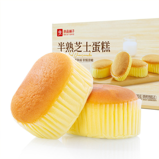 13184884.良品铺子半熟芝士蛋糕420g休闲零食