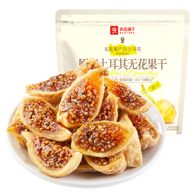 13219309.良品铺子原切土耳其无花果干80g糖心质地自然清甜无负担零食