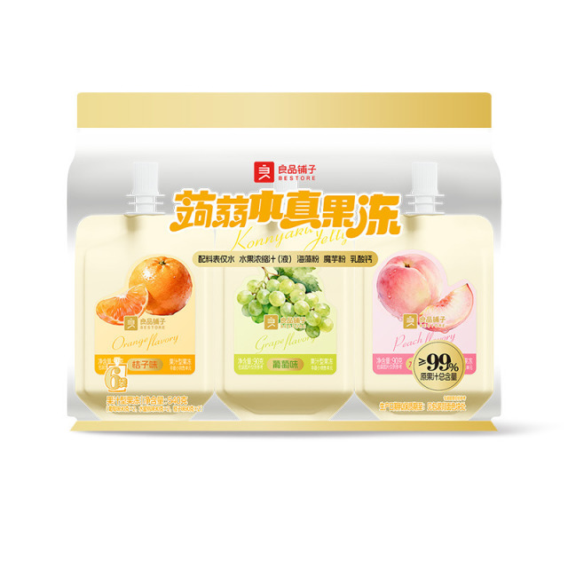 13219465.良品铺子蒟蒻本真果冻清爽0脂肪富含果汁含量