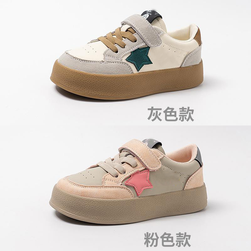 13187191.设计感女童鞋春儿童鞋百搭德训鞋中大童女孩休闲鞋
