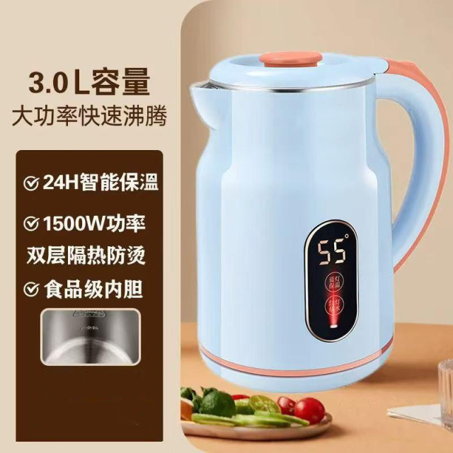 13189498.多功能烧水壶家用保温一体恒温智能不锈钢全自动电热开水壶
