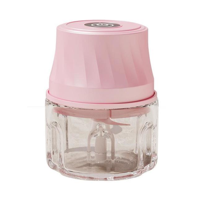 13474904.电动捣蒜器宝宝辅食器迷你厨房料理机充电家用蒜泥绞肉机