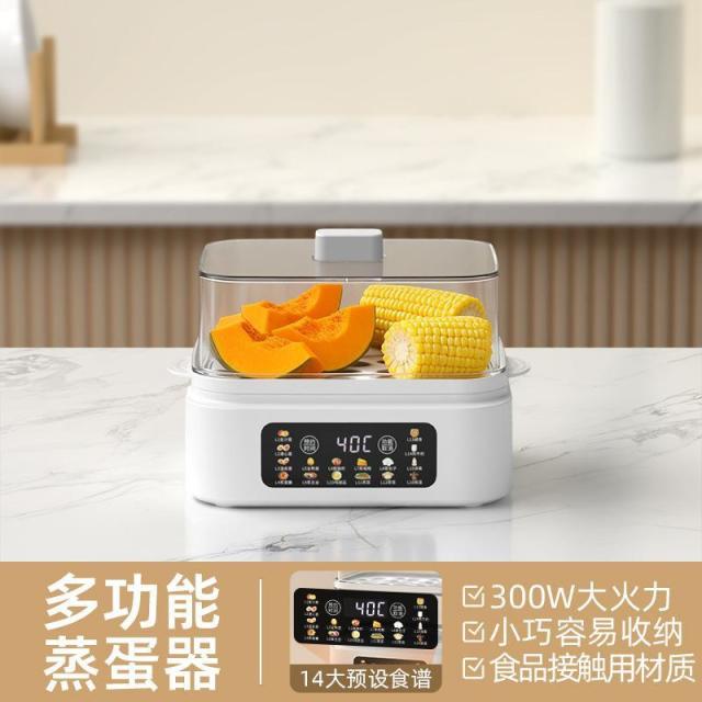 13474505.多功能电蒸锅家用大容量蒸蛋器双层定时早餐机蒸蛋器煮蛋器电蒸笼
