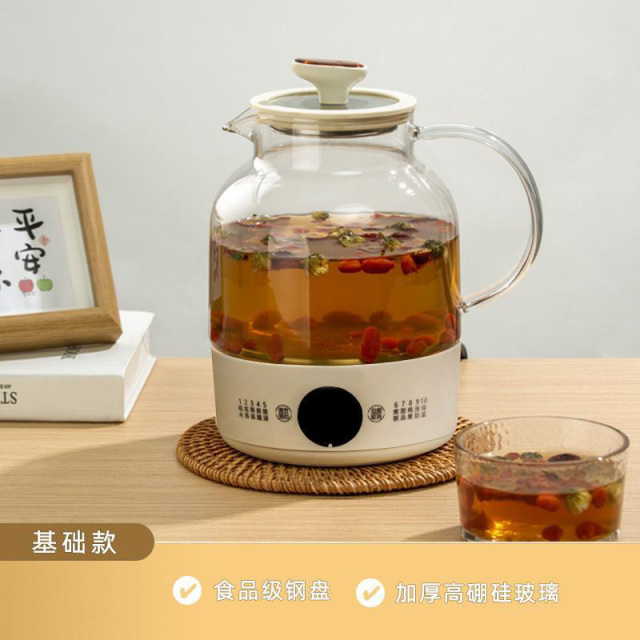 13474926.智能恒温壶家用花茶炖煮养生壶烧水药膳壶保温预约触屏分体式
