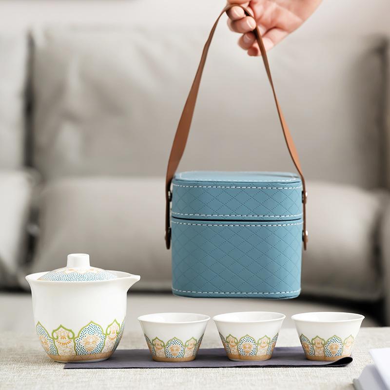 13085191.旅行茶具套装便携式户外功夫茶具日式快客杯节日商务礼品
