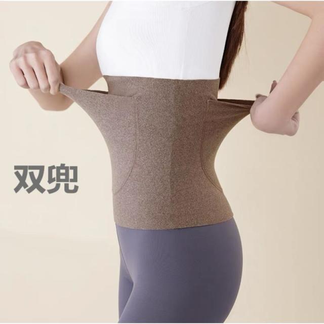 13086466.【5件装 】德绒加兜护腰加口袋保暖护肚暖胃腰带德绒防寒无痕暖护子宫护腰带
