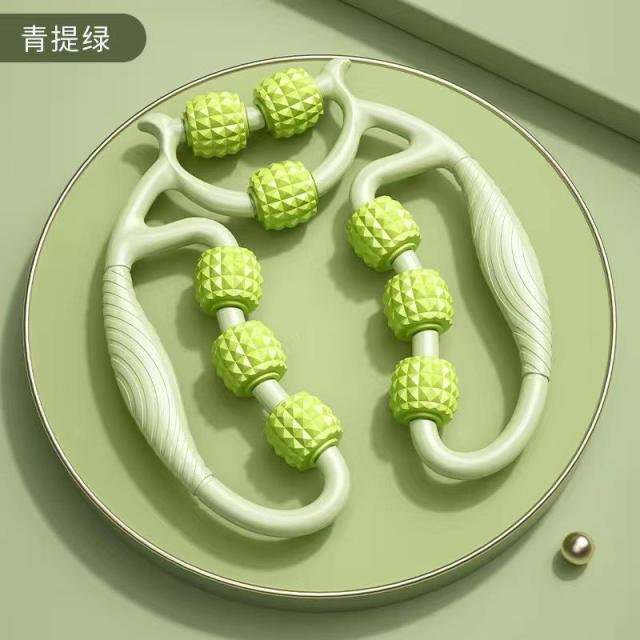 13083594.【2件装】9轮环形夹腿器瑜伽轮家用按摩肌肉放松筋膜轮