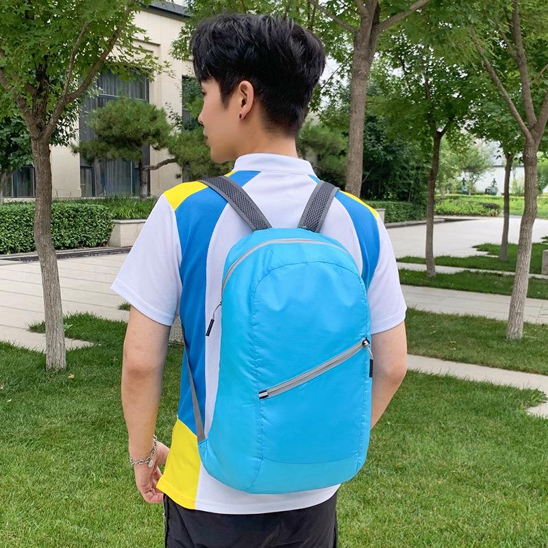 13084726.户外可折叠皮肤包超轻便携双肩旅行背包男女超薄运动背包