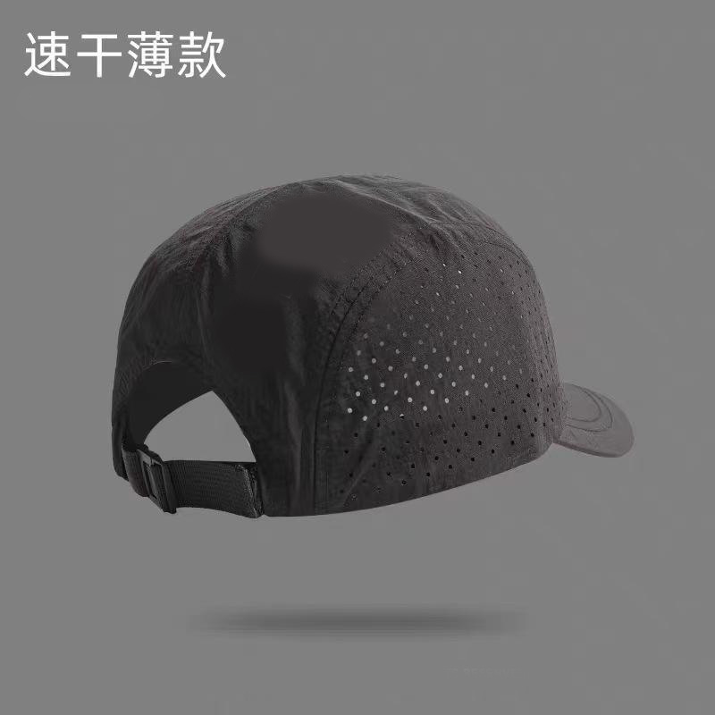 13090055.大头围速干帽子男士夏季薄款太阳帽透气网眼棒球帽防晒户外鸭舌帽