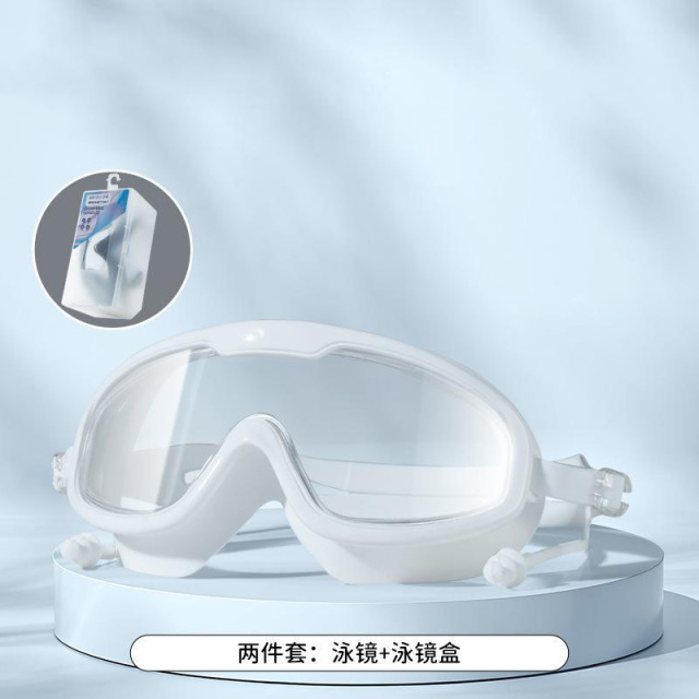 13092180.泳镜防雾高清防水防雾近视成人款游泳镜大框游泳眼镜游泳装备