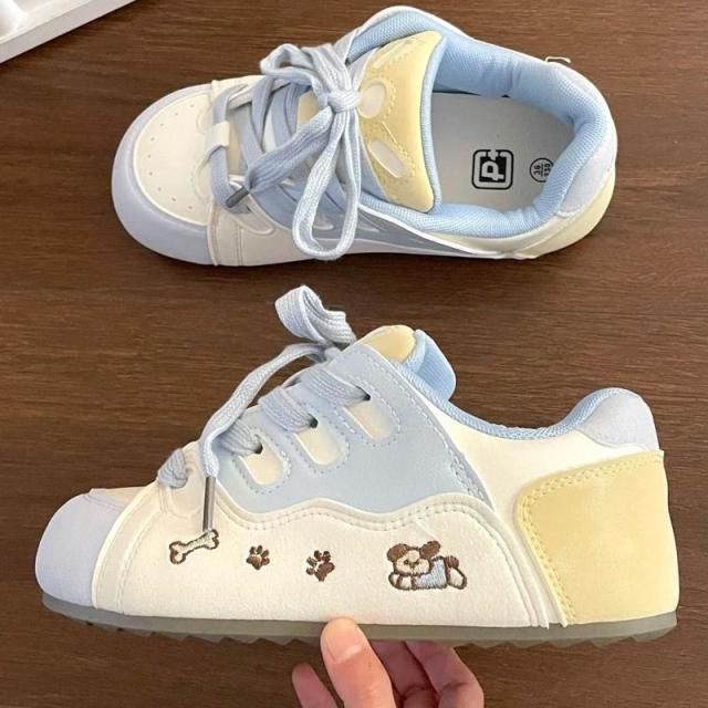 13639236.高颜值德训鞋女夏季百搭软底小白鞋韩系休闲厚底板鞋