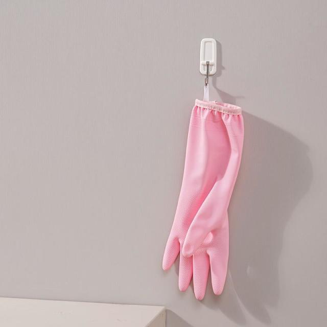 13217298.【2件装】洗碗手套女耐用型家用厨房乳胶加厚清洁家务洗衣服橡胶皮防水手套