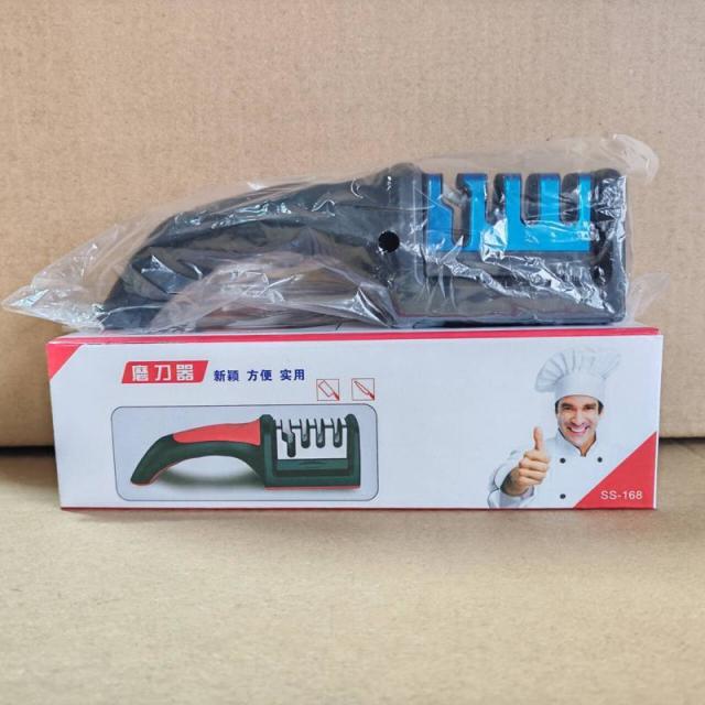 13217321.厨房用品手持磨刀器快速四合一磨刀功能多刀剪两用磨刀器