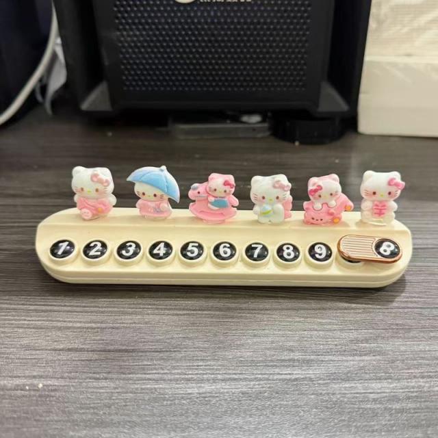 13215020.号码牌挪车牌临时停车牌电话牌汽车摆件车载装饰车内