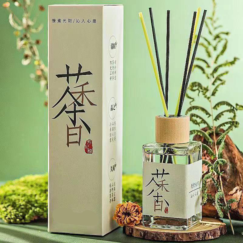 13219122.【5件装】茶味香薰无火熏香卧室内持久淡香系房间家用摆件扩香