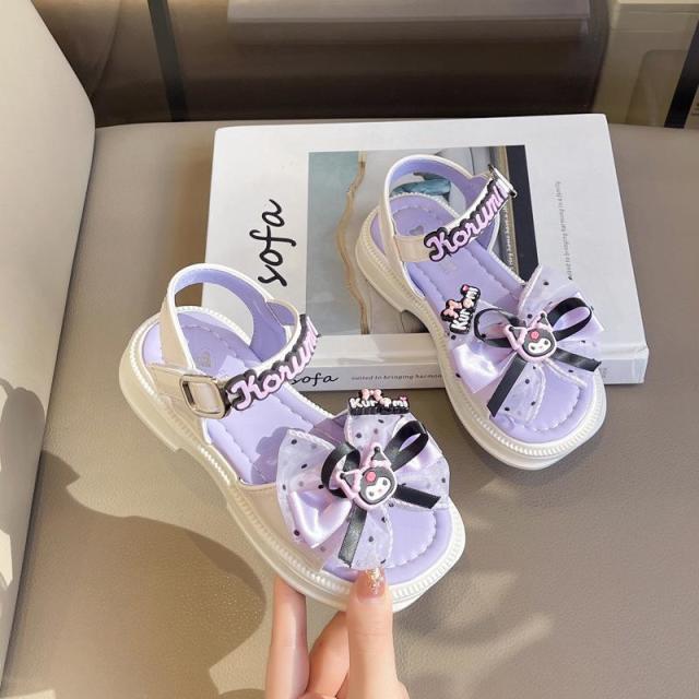 13234804.儿童公主鞋夏季女童凉鞋中大童小女孩软底露趾鞋子