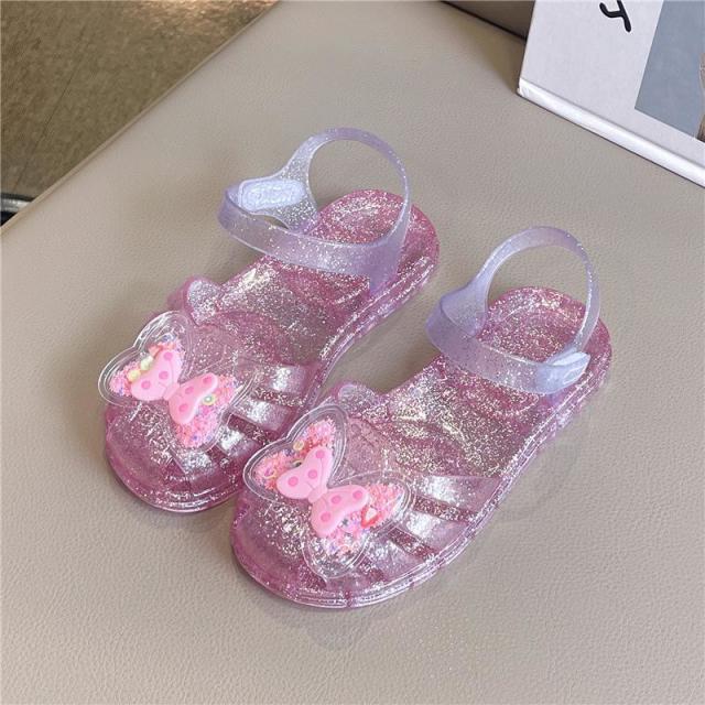 13235403.女童凉鞋玩水软底包头果冻鞋儿童果冻鞋夏天