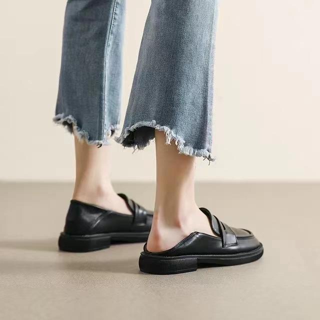 13243557.女鞋软底不累脚春百搭单鞋轻奢感乐福鞋女鞋一脚蹬