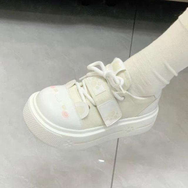 13243394.圆滚滚宅系可爱软萌波特学院单鞋女春季休闲鞋