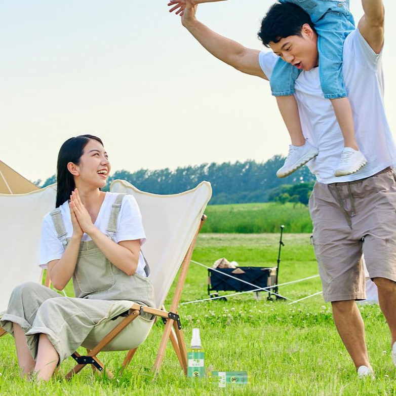 13225273.【5件装】艾草蚊不叮驱蚊水夏季便携式户外防蚊喷雾家用驱蚊液