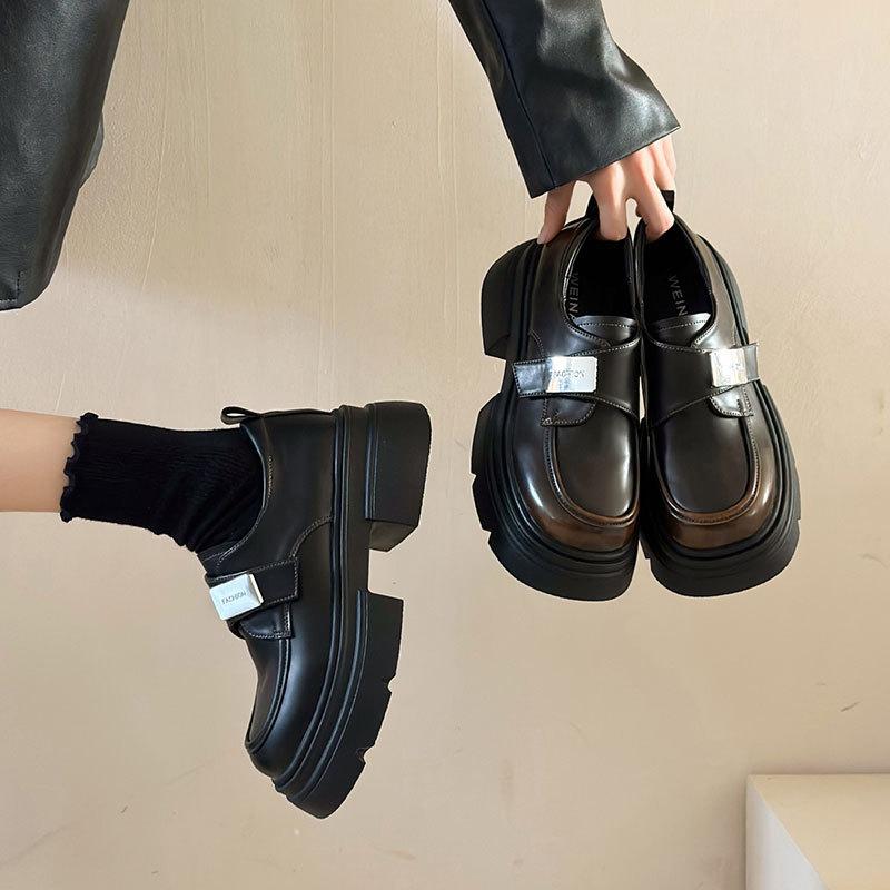 13244285.厚底乐福鞋女款英伦风小皮鞋女百搭玛丽珍女鞋子