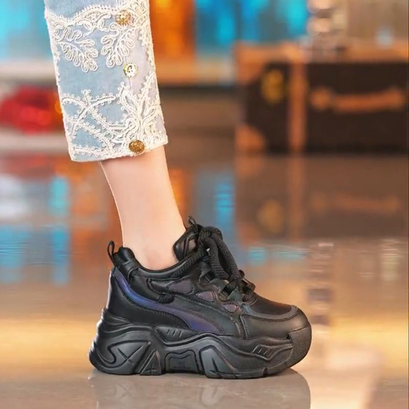 13243758.松糕厚底老爹鞋女春季内女鞋百搭显瘦休闲鞋单鞋