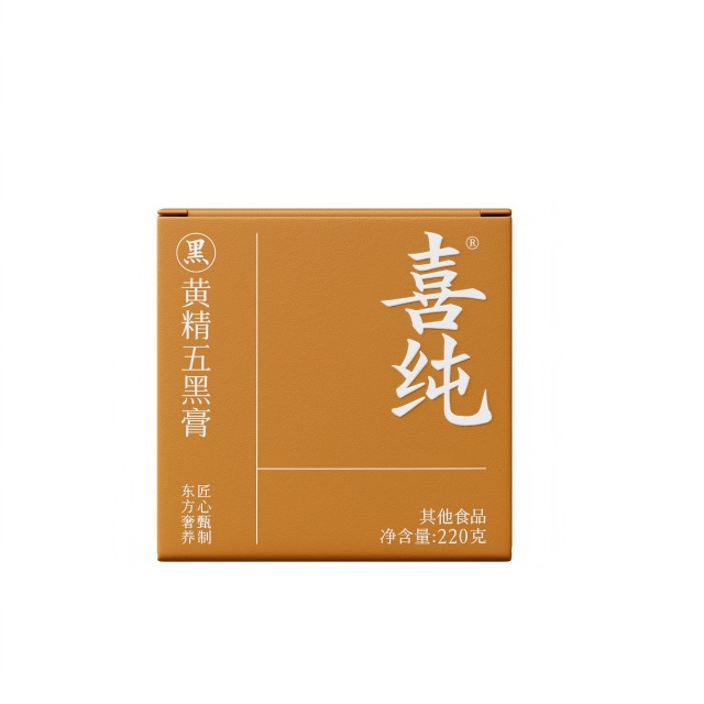 13178958.喜纯黄精五黑膏(220g/瓶)桑葚黑米黑豆黑芝麻黑枸杞黑桑葚发养生膏过年送礼