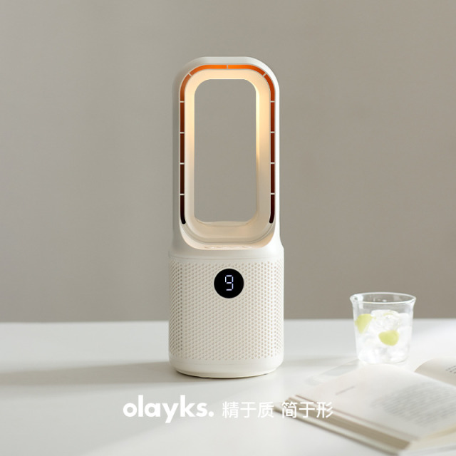 13617788.olayks立时无叶风扇小风扇家用桌面小型台式摇头小风扇