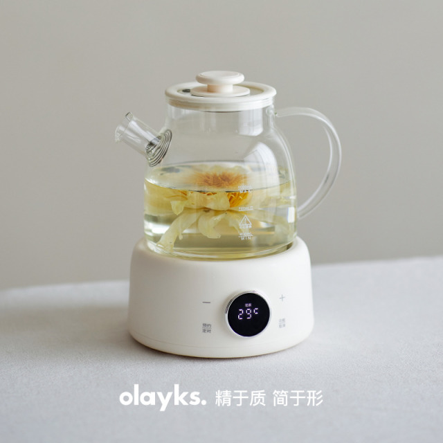 13470327.olayks立时全玻璃养生壶煮茶壶炖煮一体办公室小型多功能家用烧水壶茶具茶壶