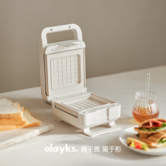 13617866.olayks立时畅销日韩三明治机定时早餐机家用小型多功能华夫饼面包