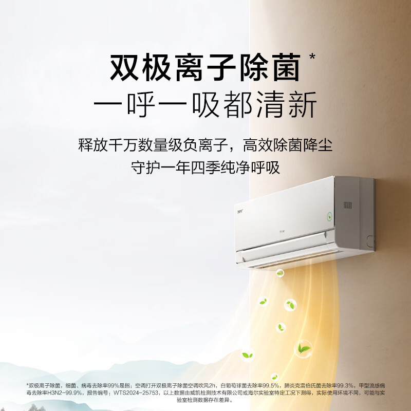 13268383.海尔空调 净省电Pro大1.5匹 新一级能效变频挂式【下单请咨询库存】