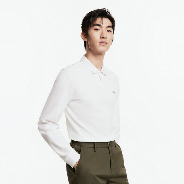 13179338.九牧王男装纯棉Polo衫六角珠地经典T恤亲肤舒适上衣