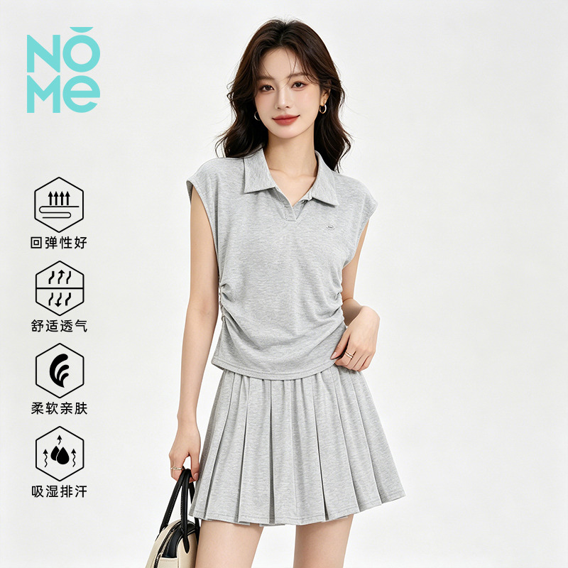 13152106.NOME时尚休闲运动套装女新款洋气短袖裙裤两件套