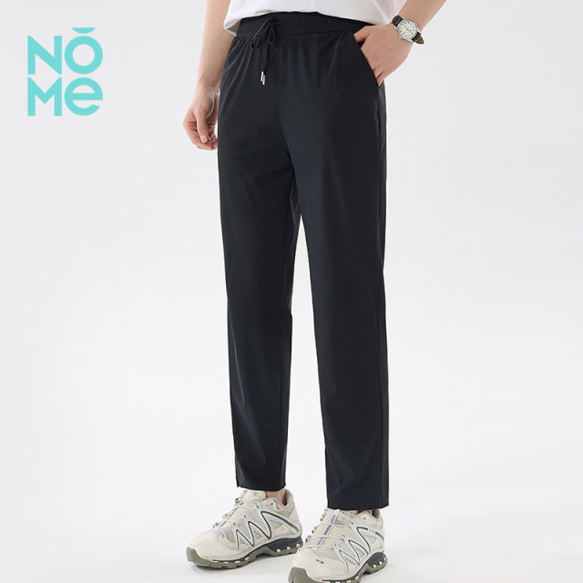 13600495.NOME爆款冰丝速干裤男女夏季薄款透气直筒裤凉感弹力休闲运动裤