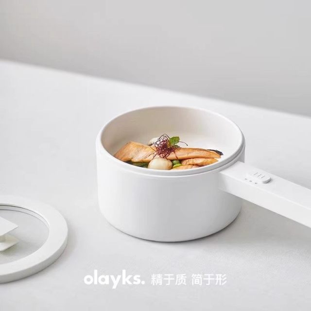 13469513.olayks立时小白锅电煮锅宿舍学生多功能小型烹饪锅具火锅烹饪锅具火锅家用火锅