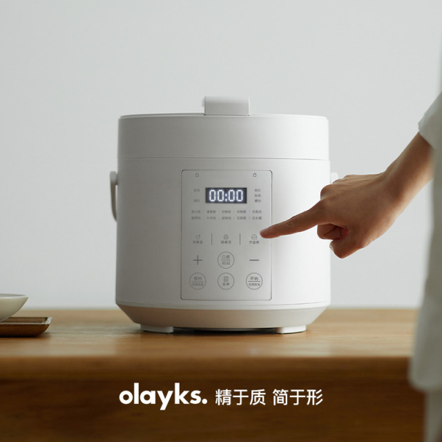 13447760.olayks立时智煮星智能电高压力锅家用小型迷你2L3L高压锅饭煲煮饭炖肉排骨高压锅微压锅