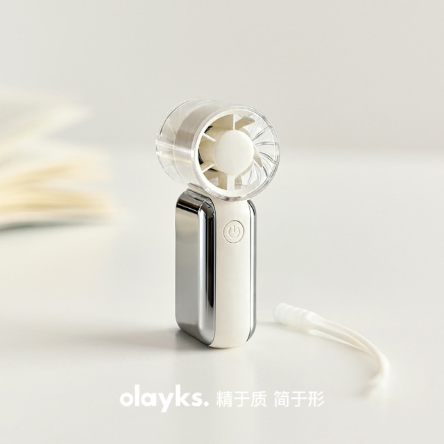 13473525.olayks立时小清岚手持小风扇拇指小型涡轮高速户外降温迷你2026新款usb便携式随身通勤学生充电风扇